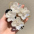 Bun Fixed Grip Updo Gadget Clip Headdress Hairpin Internet Celebrity 2022new Hair Pin Flower Hair Accessories