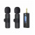 Private Model New Wireless Collar Clip Microphone One Drag Two 2.4G Three-in-One 3.5 Microphone TikTok Kuaishou Video