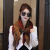Small Floral Cotton Linen Crumpled Sunscreen Scarf Women's Summer New Fashion All-Match Thin Air Conditioning Shawl Autumn and Winter
