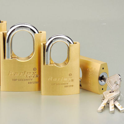 Rarlux 40-70mm High security shackle protected brass padlock