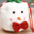 New Christmas Peace Fruit Bag Christmas Eve Plush Apple Bag Christmas Children Drawstring Pull String Gift Candy Bag