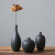 Ceramic Vase Chang Jingdezhen Creative Black Nordic Home Living Room TV Cabinet Decorations Flower Ware Dried Flower Ornaments