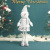 Cross-Border Hot Selling Santa Christmas Retractable Standing Santa Claus Decoration Doll Show Window Scene