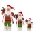 Cross-Border Direct Sales Christmas Red and Green Mix and Match Standing Smile Santa Doll Doll Table Decorative Ornament