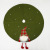 Cross-Border Direct Supply Christmas Tree Skirt Swing Three-Dimensional Christmas Tree Skirt Soft Leg Plaid Rudolf Decorative Edge Circumference Fluff Tree Skirt