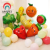Summer Farm Cartoon Smiley Face Vegetable Carrot Grape Corn Banana Shape Children Inflatable Toy Balloon