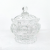 European Crystal Glass Candy Box Candy Dish Creative with Cover Fruit Storage Box Home Wedding Decoration Gift
