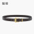 New Belt Women's Retro Pin Buckle Simple Casual Thin Top Layer Leather Suit Pants Belt Women's Skirt Decorative Band