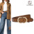 Retro Belt Women's Korean-Style Pin Buckle Leather Belt Women's All-Matching Jeans Decorative First Layer Leather Belt Women's Pant Belt