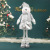 Cross-Border New Arrival Christmas Decorations Strap Retractable Christmas Doll Christmas Holiday Dress up Show Window Decoration