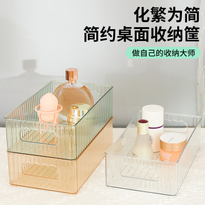Weituo Acrylic Jewelry Finishing Light Luxury Storage Box Transparent Stationery Office Cosmetics Storage Display Box