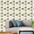 Cross-Border New Arrival Honeycomb-Shaped Background Decorative Sticker Bedroom Kitchen Decoration Self-Adhesive Honeycomb-Shaped Wall Sticker