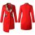 D045y Cross-Border Supply Amazon Africa Mom Wear Ol Office Suit plus Size European and American Style Dress