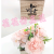 Artificial/Fake Flower Bonsai Wood Basin with Light Hydrangea Decoration Ornaments