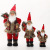 Cross-Border Hot Selling Christmas Doll Simulation Red Standing Santa Doll Doll Table Decorative Ornament Supplies