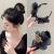 Bun Grabber Clip Headdress High Sense Barrettes Female Summer Simplicity Dignified Flowers Mesh Back Head Updo Hair Clip