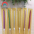 Wholesale Rainbow Candle Gradient Color Long Brush Holder Candle Birthday Cake Candle Slender Candle Birthday Candle