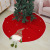 Cross-Border Direct Supply Christmas Tree Skirt Swing Three-Dimensional Christmas Tree Skirt Soft Leg Plaid Rudolf Decorative Edge Circumference Fluff Tree Skirt