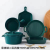 Jingdezhen Ceramic Dual-Sided Stockpot Bakeware Tableware Set Handle Plate Disc Soup Bowl Kitchen Supplies