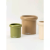 Qijiayue Simple Ins Ceramic Flower Pot Modern Garden Solid Color Matte Handmade Niche Desktop Breathable Basin