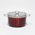 Hz264 Stainless Steel Pot Set Color Flat Pot Set Five-Piece Induction Cooker Applicable Cooking Pot Set