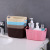 Imitation Rattan Storage Basket Plastic Hollow Desktop Sundries Organizer Storage Basket Bathroom Clothing Cosmetics Storage Basket