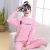 Girls' Thermal Underwear Fleece-Lined Thickened Winter Bottoming Shirt Junior High School Students and Older Children Women's Thermal Underwear Long Johns Set Suit