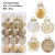 Cross-Border New Christmas Decorations 6cmpet Painted Transparent Christmas Ball Gift Set Christmas Tree Pendant