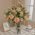 Simulation Single Stem 3-Head Raw Silk Rose Nordic Style Domestic Ornaments Floral Photography Props 3-Head Dormei