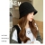 Hat Women's All-Match Knitted Fisherman Hat Korean Woolen Hat Autumn and Winter Face-Looking Small Solid Color Bucket Hat Bucket Hat