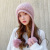 Autumn and Winter Korean Style Cute Hanging Ball Hat Female Fleece Lined Padded Warm Keeping Knitted Hat Sweet Outdoor Cold-Proof Woolen Cap