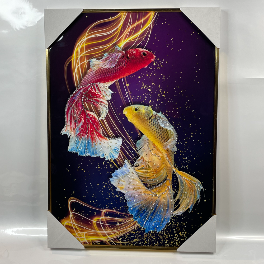 AH镶钻画晶瓷晶贝画手工晶钻画钻石画字画晶瓷装饰画晶瓷装饰字画