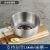 Stainless Steel Korea Soup Pot Golden Pot Seafood Hot Pot Binaural Ramen Pot Soup Pot Instant Noodle Pot Mini Small Hot Pot