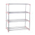 Stainless Steel Storage Rack Four-Layer Simple Shoe Rack Household Assembly Removable Shoe Rack Student Dormitory Storage Shoe Rack