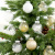 Cross-Border New Christmas Decorations 6cmpet Painted Transparent Christmas Ball Gift Set Christmas Tree Pendant