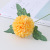 African Ping Pong Chrysanthemum Dandelion Wedding Decoration Home Soft Decoration for Living Room Fake Flower Simulation Single Head with Leaf Chrysanthemum