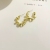Korean-Style High-Grade Metal Twisted 925 Silver Pin Earrings New Internet Celebrity Special-Interest Design Simple Earrings Women