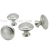 Small Stainless Steel round Handle 906 Single Hole Brushed Handle Stainless Steel Aluminum Alloy Wardrobe and Cabinet 