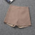 New Spring and Autumn Outer Wear Summer Shorts Women's High Waist Black All-Match A- Line Base Outer Wear Bootcuts Tide