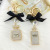 Korean Style Creative New Alloy Diamond Pearl Perfume Bottle Keychain Pendant Fashion Bag Accessories Car Ornaments