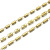 Amazon New AAA Grade Real Zirconium Porous Dense Zircon Copper Embryo Primary Color Drill Chain Zircon Claw Chain Metal