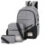 Export Set of School Bag Package Simple Fashion Package Export Set Backpack-Factory Direct Sales Logo Customization