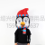 2023 Cross-Border Amazon Christmas Penguin Inflatable Headgear Christmas Party Supplies Inflatable Costume
