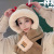 New Thickened Scarf Hat Mask Three-Piece Set Women's Autumn and Winter Outdoor Cycling Travel Warm Hat Scarf Set