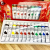 Youyan Propylene Paint Set 12 Colors 12ml Hand Painted Waterproof Wall Painting Non-Fading Children Beginners Art Painting