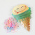 Korean Style New Disposable Rubber Band High Elastic Pull Continuous Color Rubber Band Summer Ice Cream Bag Hair Band