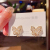 Zircon Butterfly Ear Clip Female without Piercing Fairy Mori Style Super Fairy Stud Earrings Factory Direct Sales Wholesale