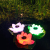 Outdoor Solar Water Float Lamp Solar Lotus Lamp Solar Garden Lamp Garden Decoration Wish Lotus Lamp