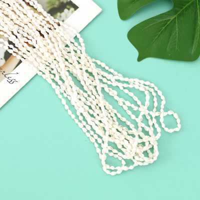 Natural Conch White Shell Beads Chain Handmade DIY Accessories Bracelet Necklace Natural Production