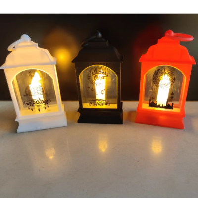 Ramadan Printing Single Wax Small Flat Square Light Lantern